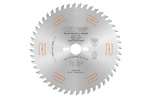 Industrial low noise &amp; chrome coated fine cut-off saw blades for two-sided melamine