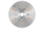 Industrial low noise &amp; chrome coated cut-off circular saw blades for two-sided melamine